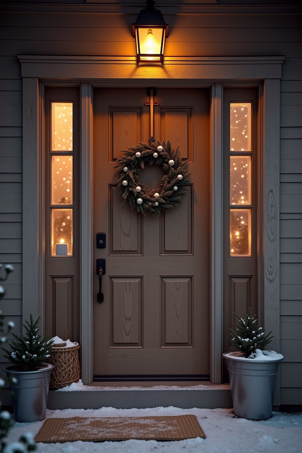 adventsdeko draussen eingang outline 6