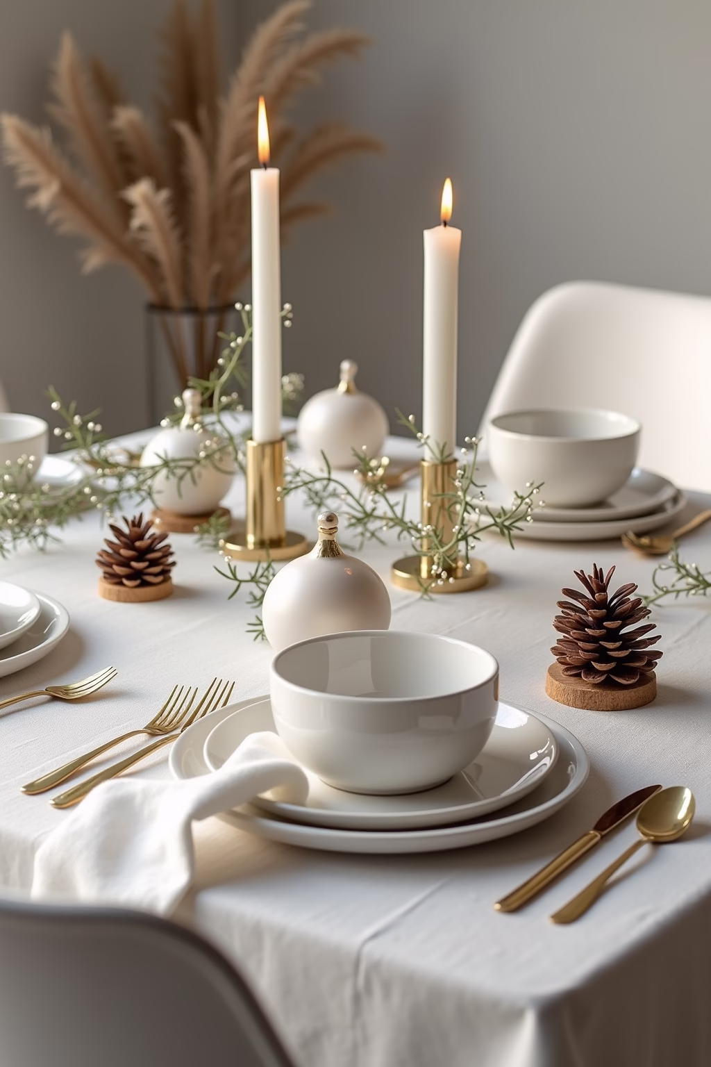 tisch deko weihnachten outline 3