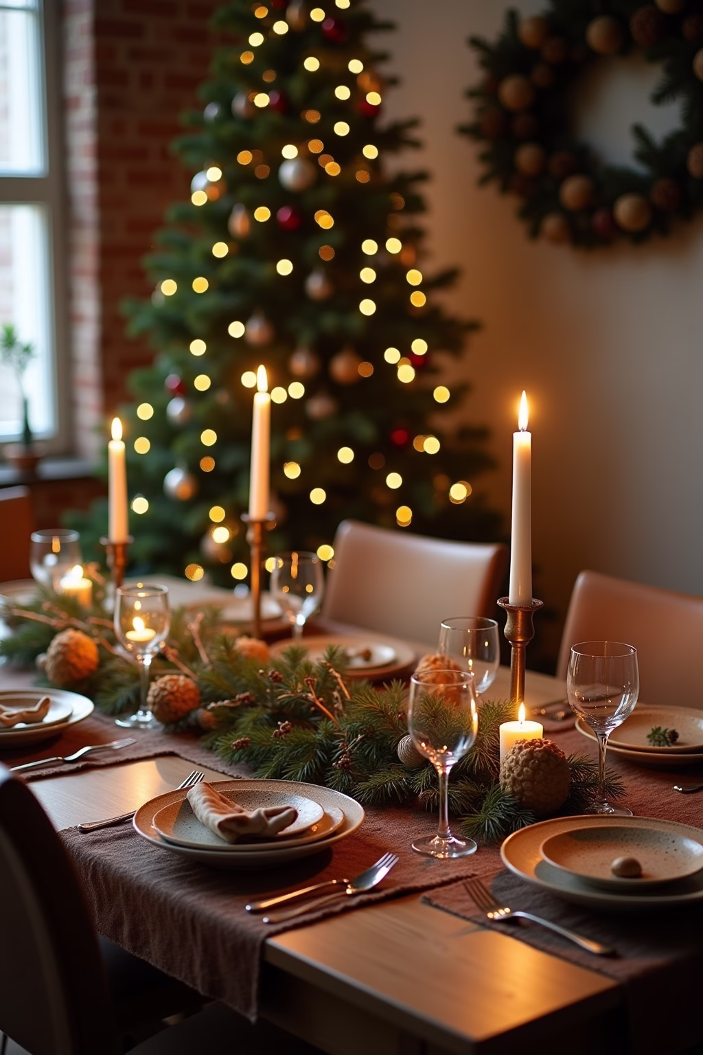 tisch deko weihnachten outline 5