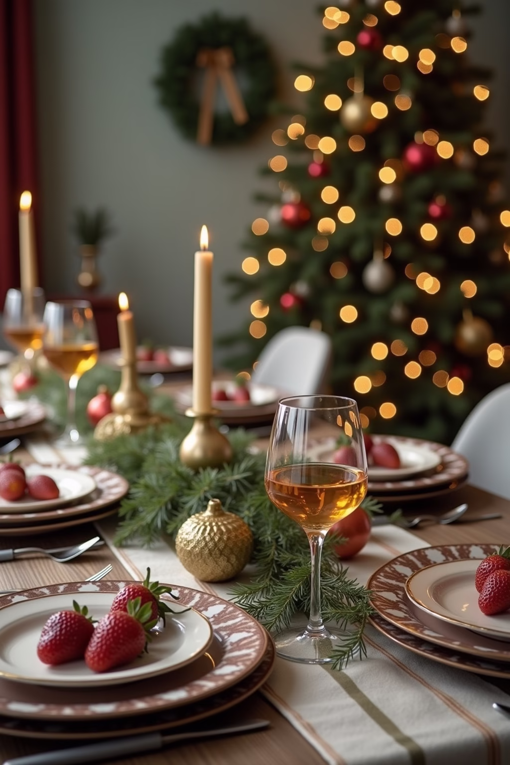 tisch deko weihnachten outline 8 1