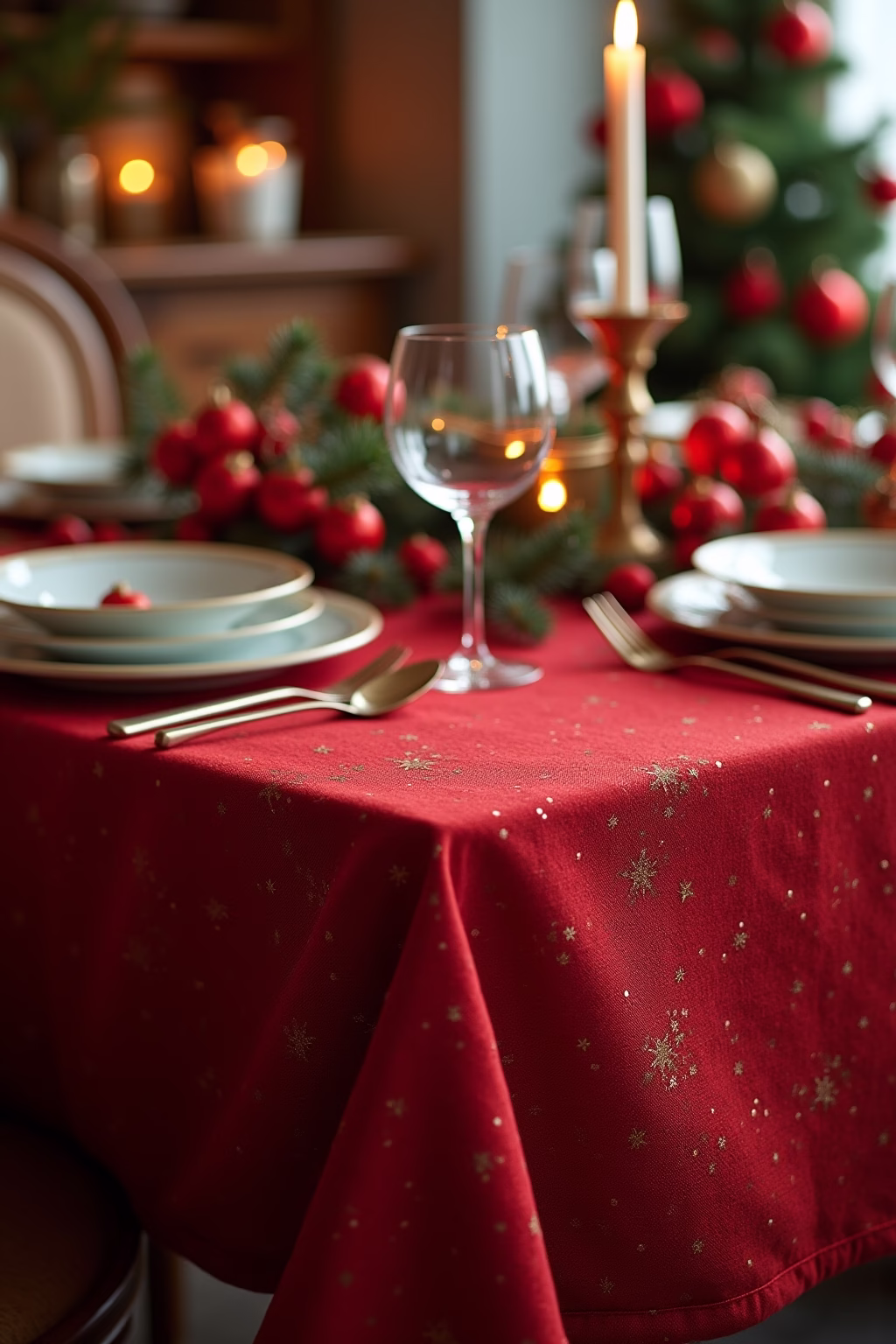 tischdecke weihnachten outline 3