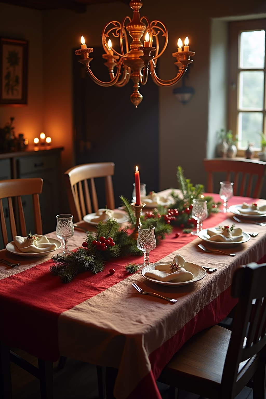 tischdecke weihnachten outline 4