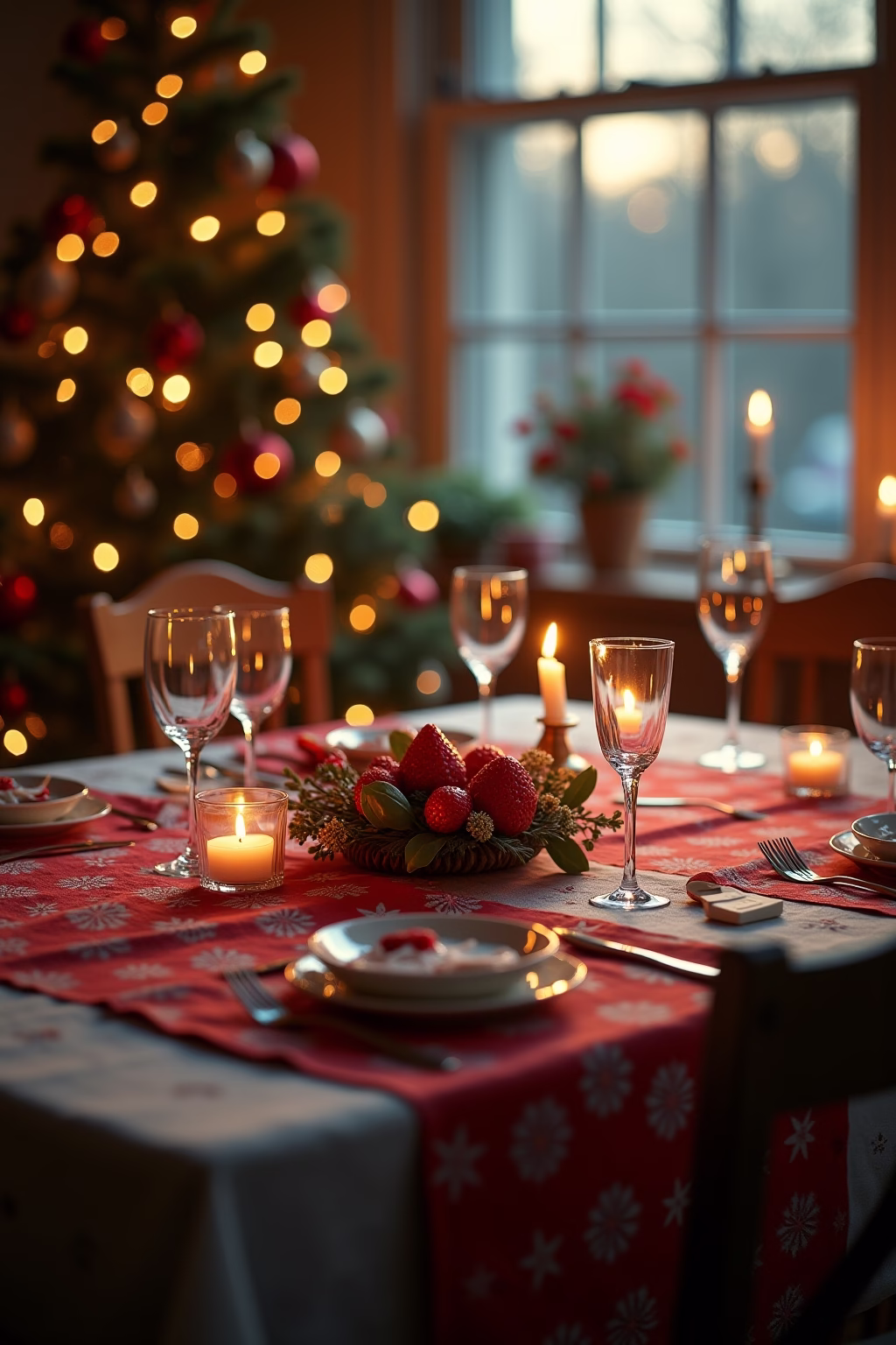 tischdecke weihnachten outline 6