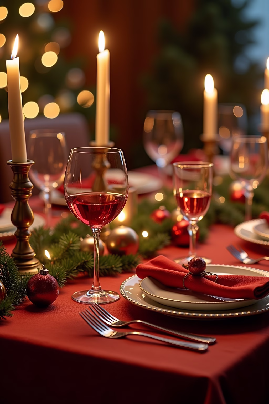 weihnachtliche tischdeko outline 2